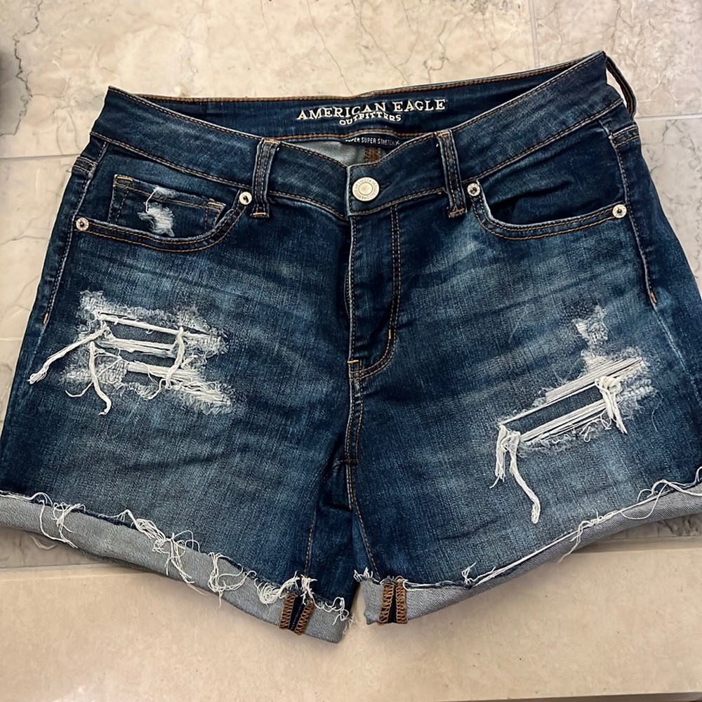Barely worn American eagle jean shorts